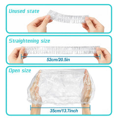 Large waterproof bath caps by Jofuler for shower use