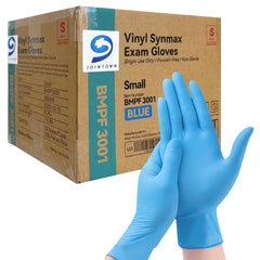 Jointown basic vinyl exam gloves blue