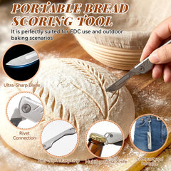Finger cots and safety features of the dough scorer kit