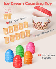 Color sorting and stacking toys for hand-eye coordination