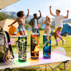 Joyclub 304 stainless steel tumbler close-up