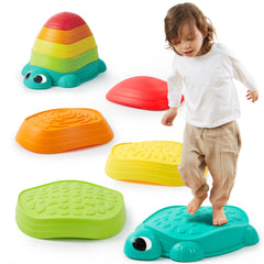 JOYIN 5 Pcs Turtle Balance Stepping Stones set for kids