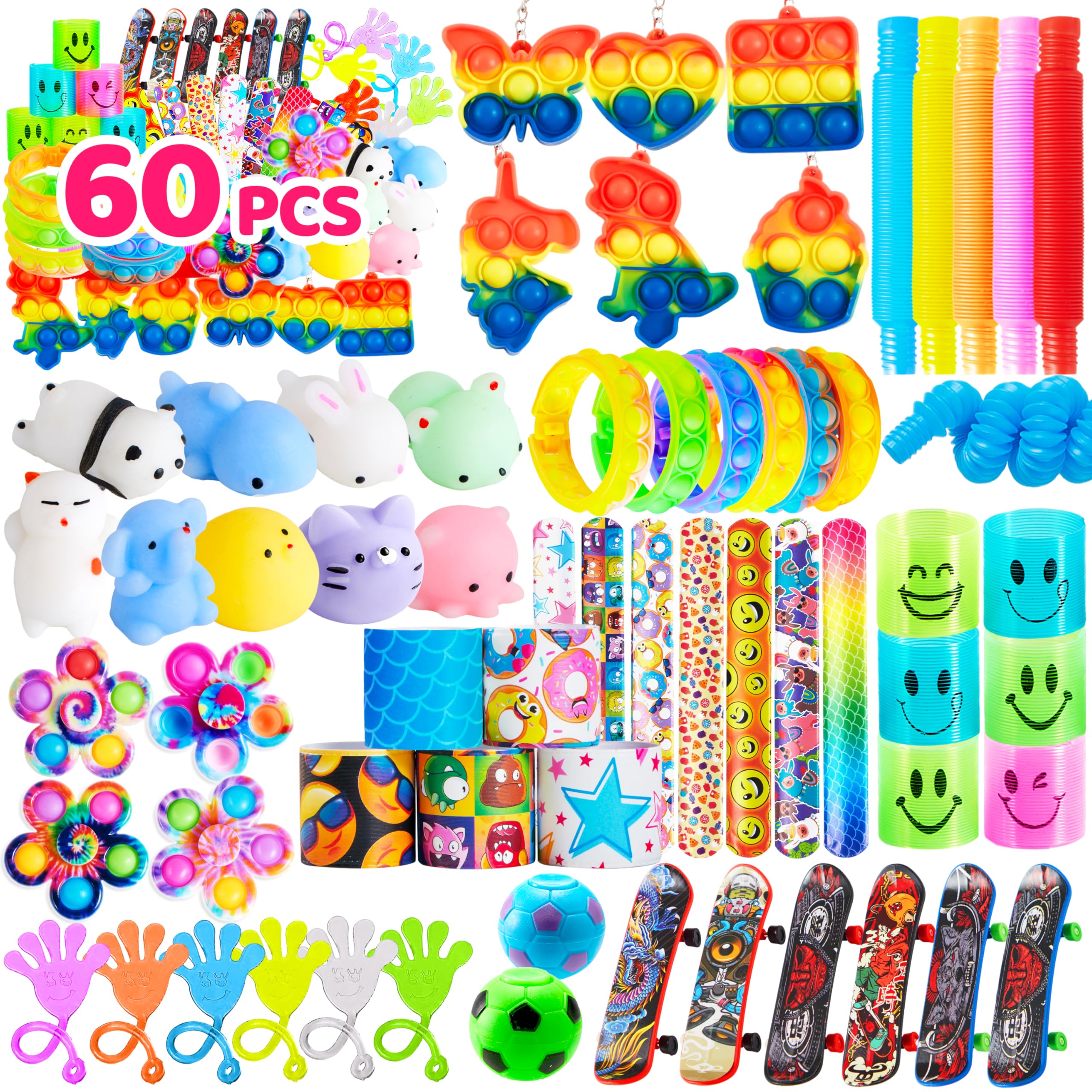 JOYIN 60 Pcs party favors packaging showing 60 pieces