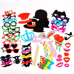 Wedding celebration Joyin Photo Booth Props 66 Pieces kit