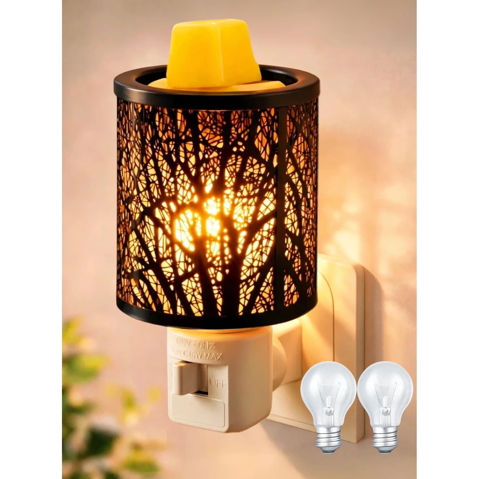 JOYOLO wax melt warmer tree wall design glow