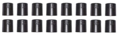 JSP Manufacturing 1 inch diameter post wire shelf clips black