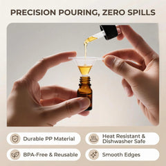 JueLanvie mini funnel 6mm narrow spout for essential oils