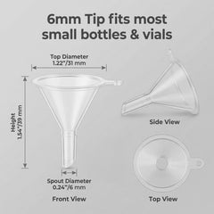 JueLanvie durable food-grade PP mini funnels