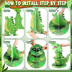 Dinosaur party decorations by Poen for kids birthday