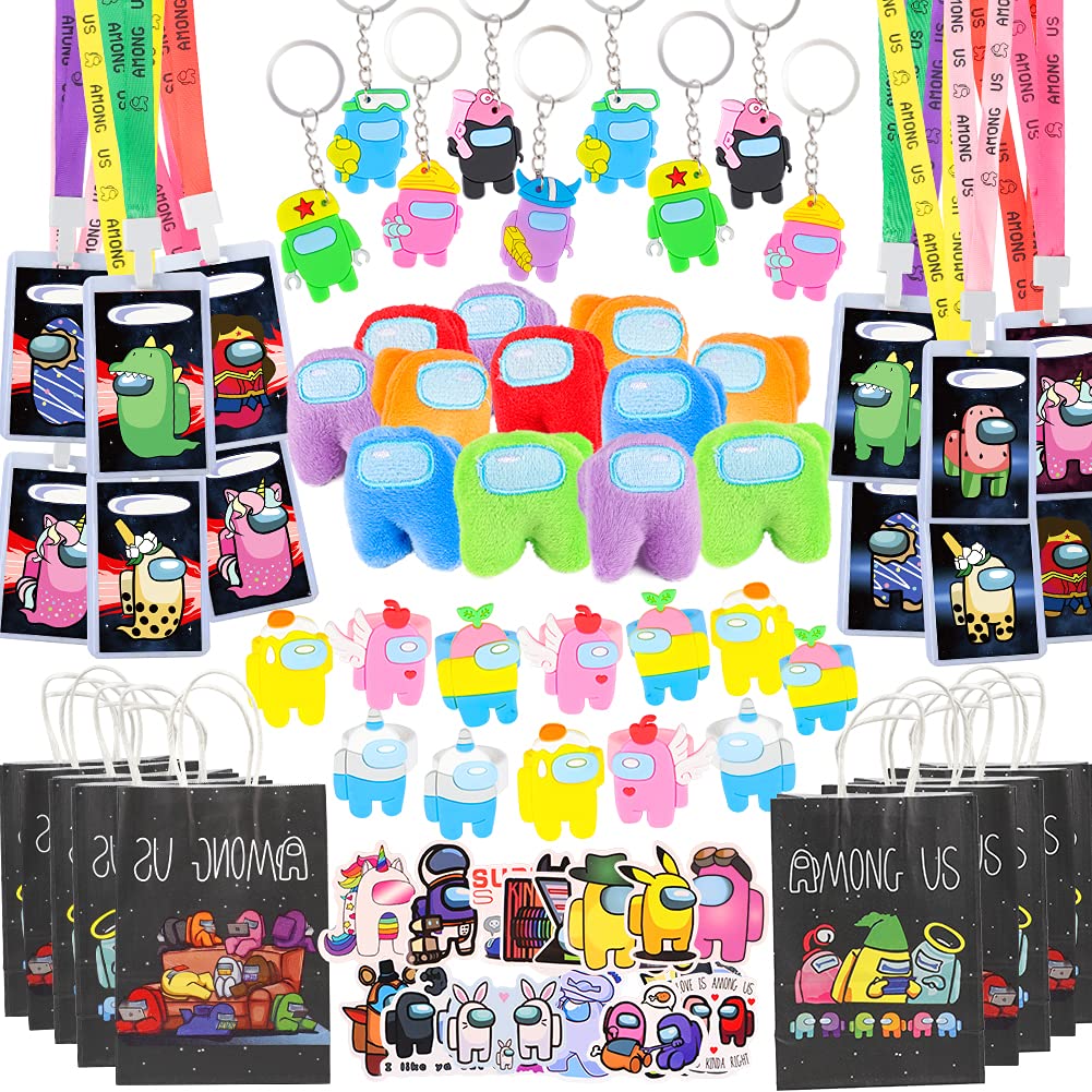 JUNIQUTE 72 PCS Video Game Favors set for cartoon fans birthday