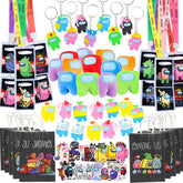 JUNIQUTE 72 PCS Video Game Favors set for cartoon fans birthday