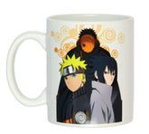 JUST FUNKY Naruto mug three characters Naruto Uzumaki Sasuke Uchiha Obito Tobi on one side