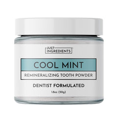 JUST INGREDIENTS Remineralizing Tooth Powder 1 oz packaging