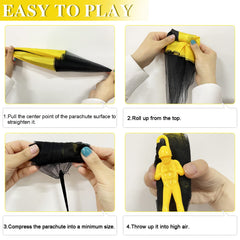 Juuxncgv parachute toy yellow color 10 pack