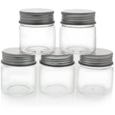 Juvale mini glass jars with lids 1.7 oz 5-pack for spices