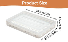 Airtight reusable dumpling storage box