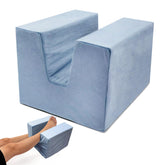 JZHLLA knee replacement pillow blue for post-surgery recovery