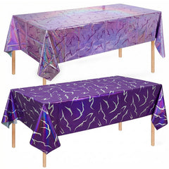K-Style Hunters iridescent laser tablecloth 54x108 two pack