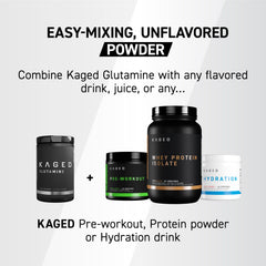 Microencapsulated glutamine powder with plant-based matrix