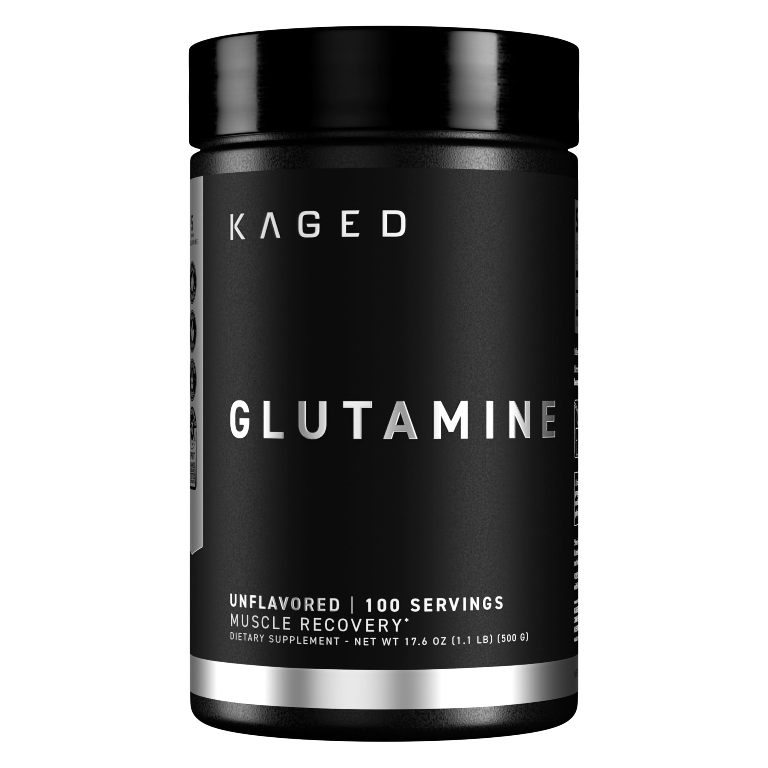 Kaged Muscle L-Glutamine Powder 500 Gram product packaging