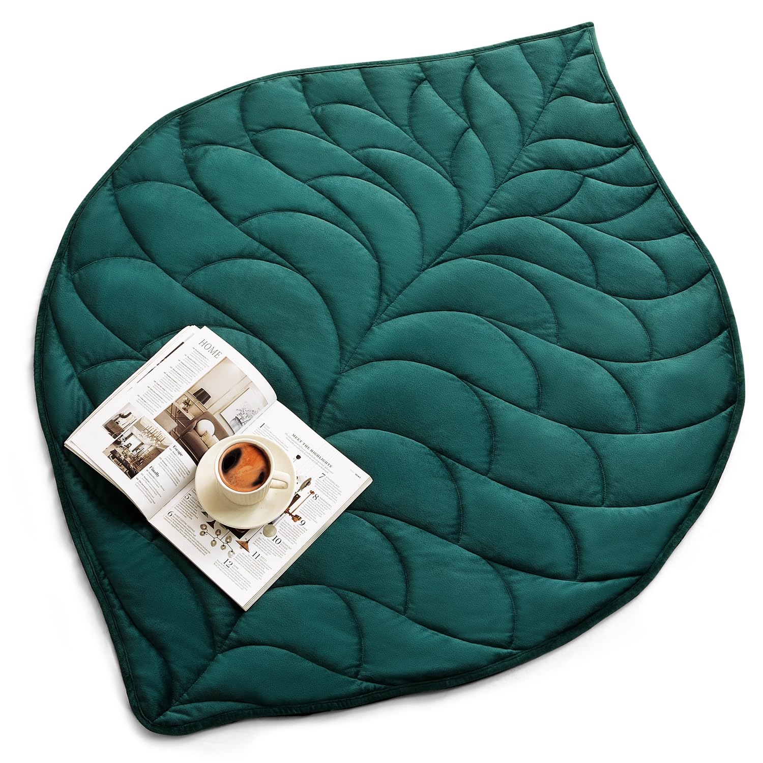 kaisa weighted lap blanket velvet texture