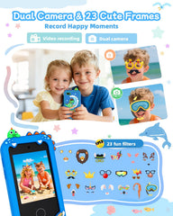 Dual camera setup on KAKTIN Kids Smart Phone with 8MP