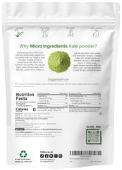 Kale powder freeze dried for smoothies and bowls