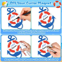 Soft magnetic material magnets in white blue and red colors