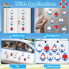 Decor magnets for refrigerators and metal surfaces