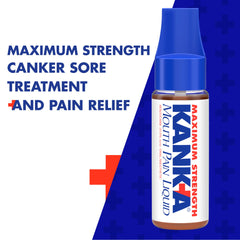 Kank-A Maximum Strength Mouth Pain Liquid bottle