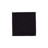 Karat 5x5 folded black beverage napkins
