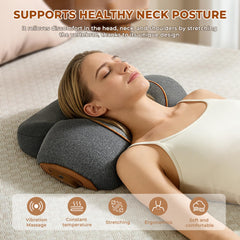 Memory foam neck pillow contouring support by KASHIBANG