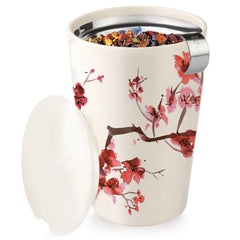Removable infuser basket and lid for Tea Forte Kati Cup
