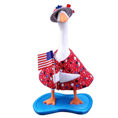 Kats Dog Swag patriotic stars outfit for 7 inch desk goose