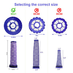 Includes two post filters and two pre filters for Dyson Ball Animal