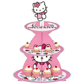 Kawaii Anime Cupcake Stand three tier pink cartoon stand