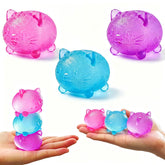 Blue Kawaii Cat Mochi miniature fidget figurine