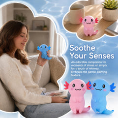 Kawaii sensory ball figurine blue compact desktop decor