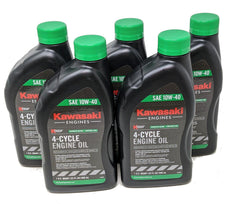 Kawasaki 99969-6296 K-Tech SAE 10W-40 4-Cycle Engine Oil Pack of 5