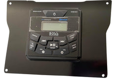 PBR Products Kawasaki Teryx KRX 1000 radio plate for Boss Square MGR450 Radio