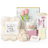 KCKLYY gift baskets for women with luxury blanket