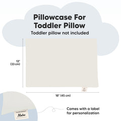 KeaBabies toddler pillowcase 13x18 inch cotton for kids