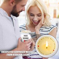 Valentines day gift candle for wife from husband
