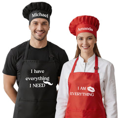 Kenzal Custom Valentine Aprons for Women and Men
