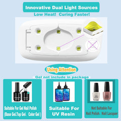 Kepma nail dryer mini USB powered for gel top coat base coat