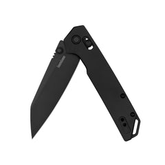 Kershaw Iridium pocket knife with black handle and 3.45 inch blade