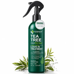 KESMEDIK Tea Tree Leave-In Conditioner Spray bottle and packaging