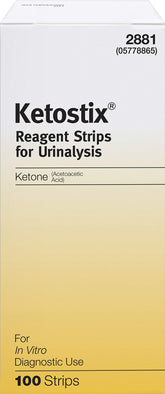 Ketostix Reagent Strips for Urinalysis 100-count bottle