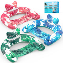 KEUCL Pool Floats 47 inch inflatable pool chair 3-pack