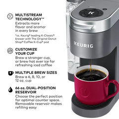 Keurig K-Supreme travel mug compatibility up to 7 inches